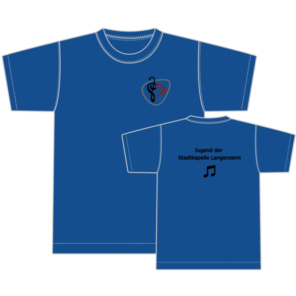 T-Shirt "STADTKAPELLE JUGEND" Blau | Kinder